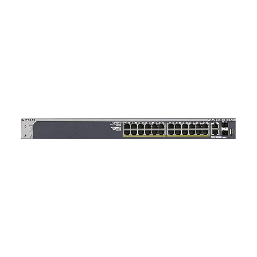 24-Port GE Switch NETGEAR S3300-28X (GS728TX)